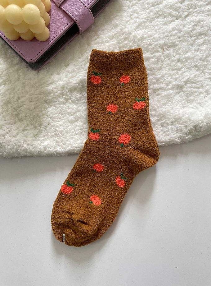 جوراب حوله ای طرح میوه