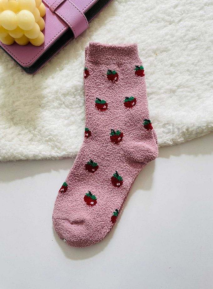 جوراب حوله ای طرح میوه