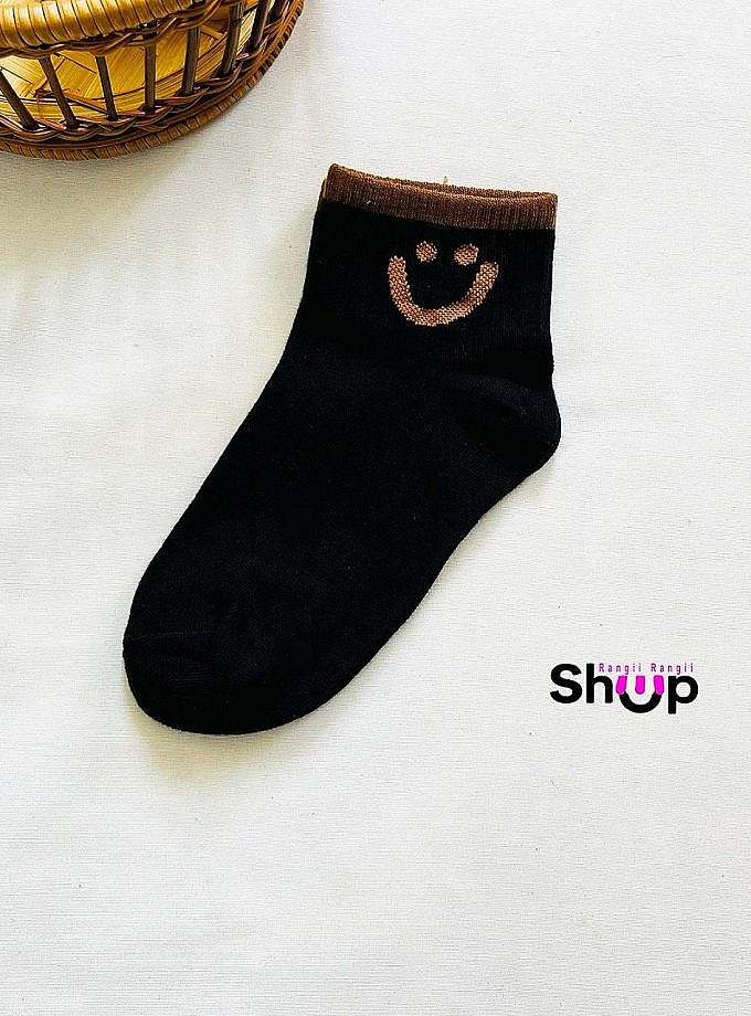 جوراب مچی طرح لبخند