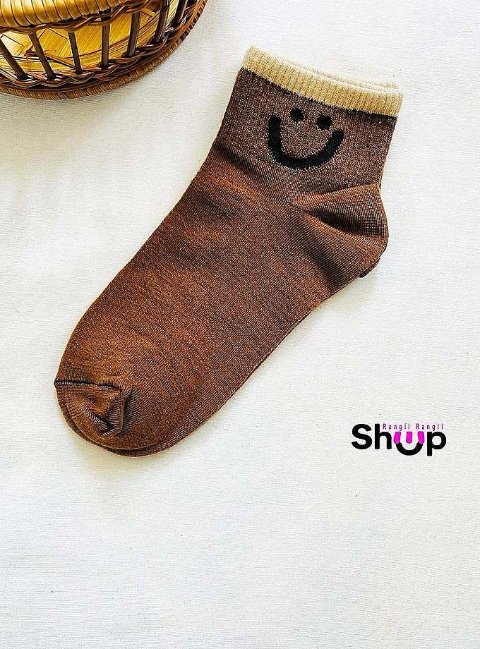 جوراب مچی طرح لبخند