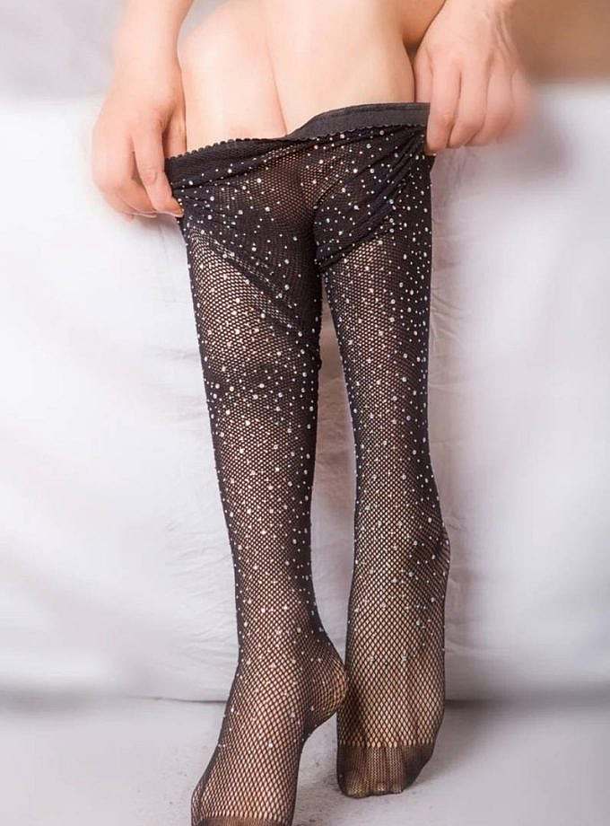 جوراب شلواری فیشنت نگین دار