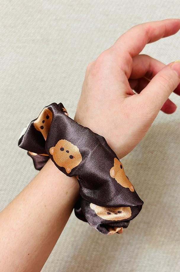 کش مو اسکرانچی ساتن