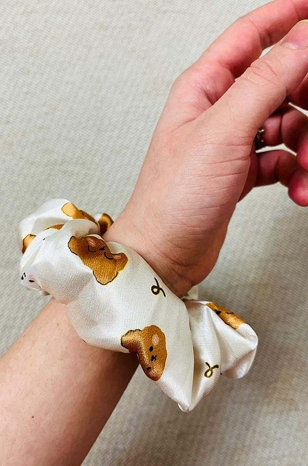 کش مو اسکرانچی ساتن